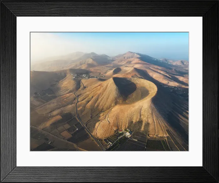 Framed Print : Caldera Riscada at sunrise, La Geria, Las Palmas, Lanzarote, Canary Islands, Spain Framed Print : Caldera Riscada at sunrise, La Geria, Las Palmas, Lanzarote, Canary Islands, Spain