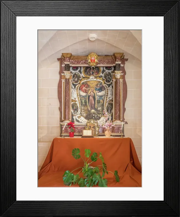 Framed Print : Altar in the chapel of the Raixa estate, Bunyola, Mallorca, Balearic Islands, Spain Framed Print : Altar in the chapel of the Raixa estate, Bunyola, Mallorca, Balearic Islands, Spain