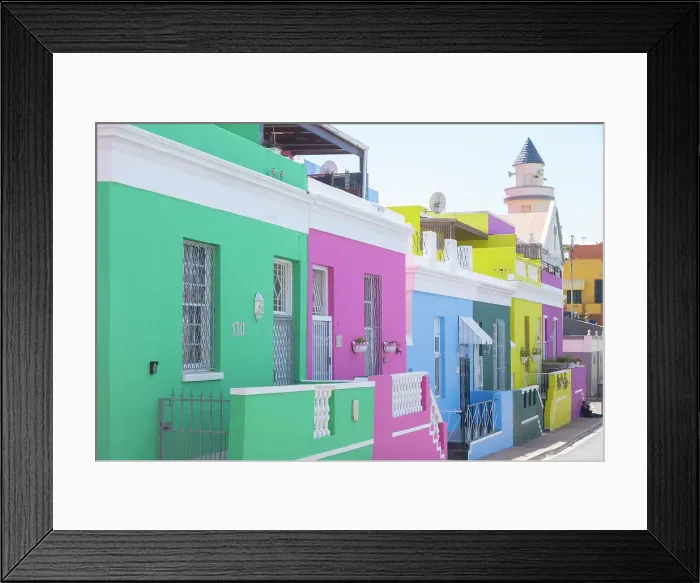 Framed Print : Bo-Kaap, Cape Town, Western Cape, South Africa Framed Print : Bo-Kaap, Cape Town, Western Cape, South Africa