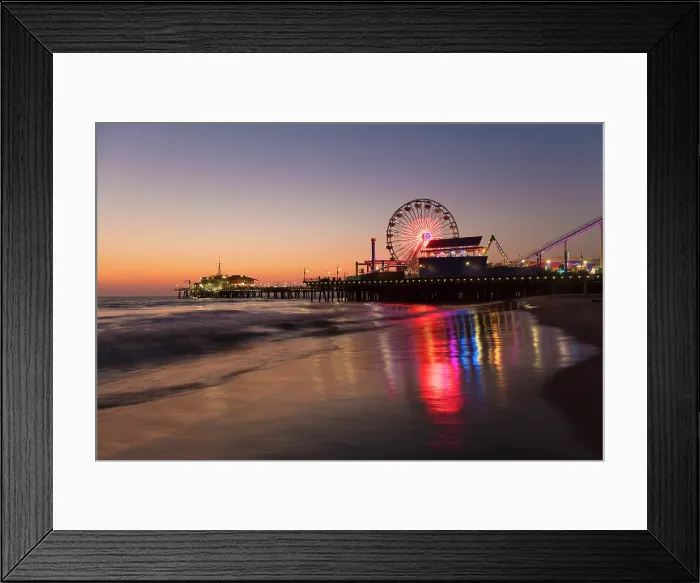 Framed Print : Santa Monica Pier, Santa Monica, California, USA Framed Print : Santa Monica Pier, Santa Monica, California, USA