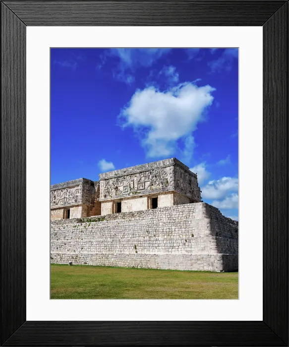 Framed Print : The Governor's Palace, Uxmal, Yucatan State, Mexico Framed Print : The Governor's Palace, Uxmal, Yucatan State, Mexico