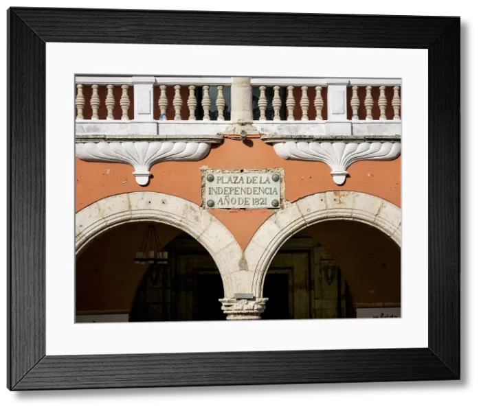 Framed Print : City Hall, detailed view, Plaza Grande, Merida, Yucatan State, Mexico Framed Print : City Hall, detailed view, Plaza Grande, Merida, Yucatan State, Mexico