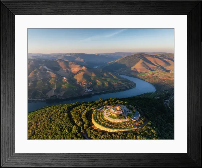 Framed Print : Douro Valley with its vineyards viewed from Quinta Das Carvalhas viewpoint, Alijo, Viseu, Douro, Norte, Portugal Framed Print : Douro Valley with its vineyards viewed from Quinta Das Carvalhas viewpoint, Alijo, Viseu, Douro, Norte, Portugal