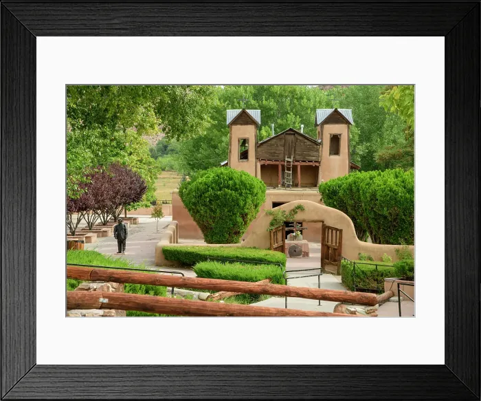 Framed Print : USA, Southwest; New Mexico, Chimayo, El Santuario de Chimayo, National historic landmark Framed Print : USA, Southwest; New Mexico, Chimayo, El Santuario de Chimayo, National historic landmark