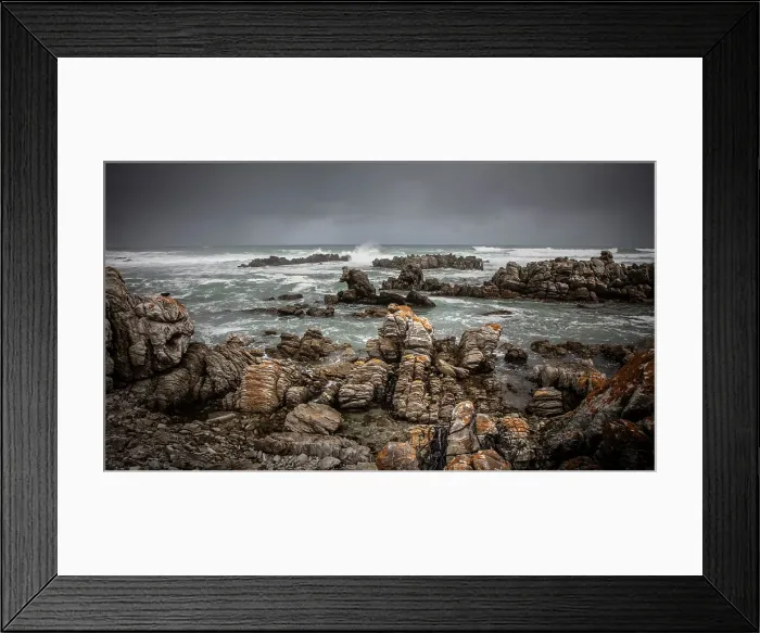 Framed Print : Cape Agulhas (Southern Most Point in Africa), Western Cape, South Africa