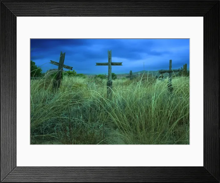 Framed Print : USA, Southwest, New Mexico, Abiquiu, Georgia O'Keeffe, cemetery, rural