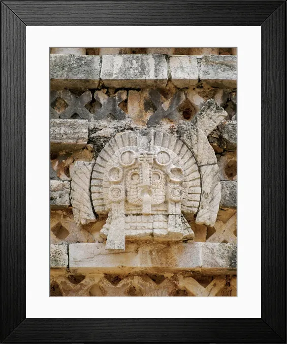 Framed Print : Quadrangle of the Nuns, detailed view, Uxmal, Yucatan State, Mexico Framed Print : Quadrangle of the Nuns, detailed view, Uxmal, Yucatan State, Mexico