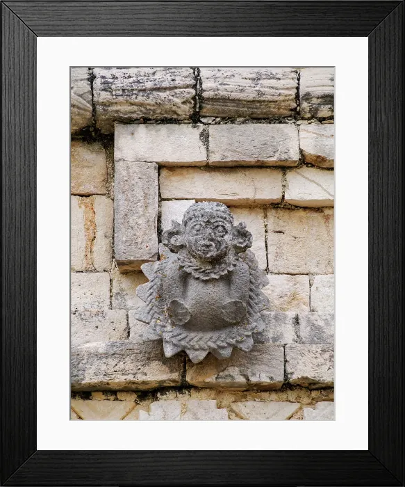 Framed Print : Quadrangle of the Nuns, detailed view, Uxmal, Yucatan State, Mexico Framed Print : Quadrangle of the Nuns, detailed view, Uxmal, Yucatan State, Mexico