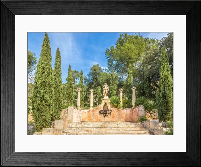 Framed Print : Statue of Apollo in the upper gardens of the Raixa estate, Bunyola, Mallorca, Balearic Islands, Spain Framed Print : Statue of Apollo in the upper gardens of the Raixa estate, Bunyola, Mallorca, Balearic Islands, Spain