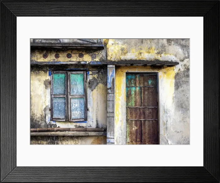 Framed Print : Detail of old house, near Hoi An, Vietnam Framed Print : Detail of old house, near Hoi An, Vietnam