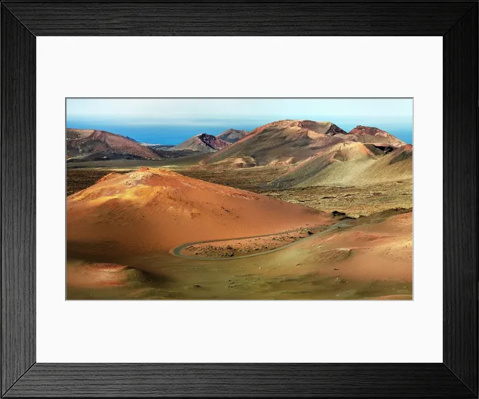 Framed Print : Montanas Del Fuegos, Timanfaya National Park, Lanzarote, Canary Islands, Spain Framed Print : Montanas Del Fuegos, Timanfaya National Park, Lanzarote, Canary Islands, Spain
