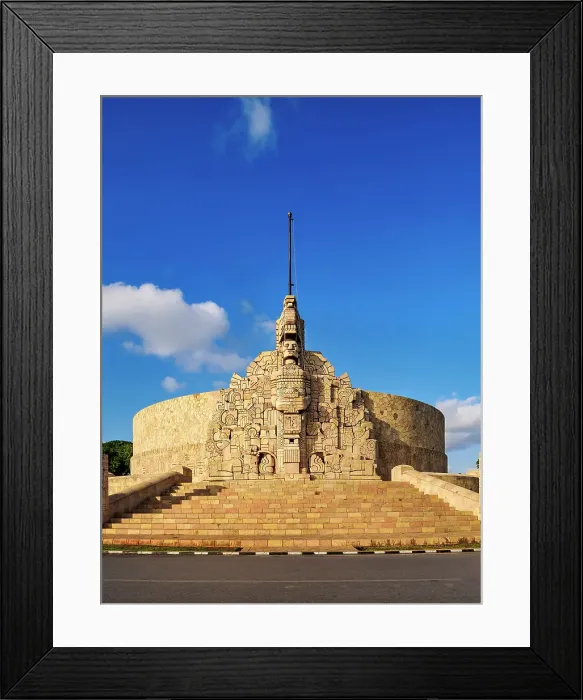 Framed Print : Monumento a La Patria, monument to the homeland, Paseo de Montejo, Merida, Yucatan State, Mexico Framed Print : Monumento a La Patria, monument to the homeland, Paseo de Montejo, Merida, Yucatan State, Mexico