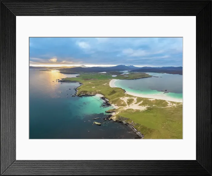 Framed Print : Beach at Balnakeil Bay, Faraid head, near Durness in Sutherland, Scotland, UK