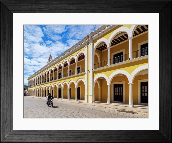 Framed Print : Campeche Library Building, Independence Square, Campeche City, Campeche State, Mexico Framed Print : Campeche Library Building, Independence Square, Campeche City, Campeche State, Mexico