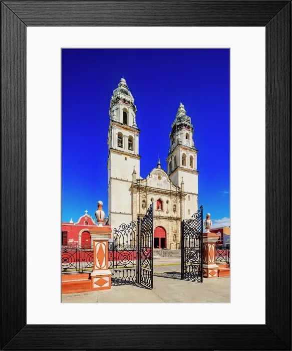 Framed Print : Our Lady of the Immaculate Conception Cathedral, Independence Square, Campeche City, Campeche State, Mexico Framed Print : Our Lady of the Immaculate Conception Cathedral, Independence Square, Campeche City, Campeche State, Mexico