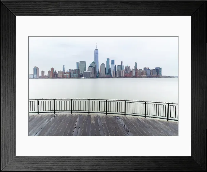 Framed Print : Manhattan and the One World Trade Centre from Exchange Place, Jersey City, New Jersey, USA Framed Print : Manhattan and the One World Trade Centre from Exchange Place, Jersey City, New Jersey, USA