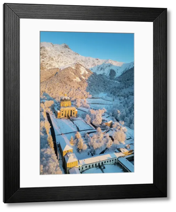 Framed Print : Sanctuary of Oropa, Biella, Biella district, Piedmont, Italy Framed Print : Sanctuary of Oropa, Biella, Biella district, Piedmont, Italy