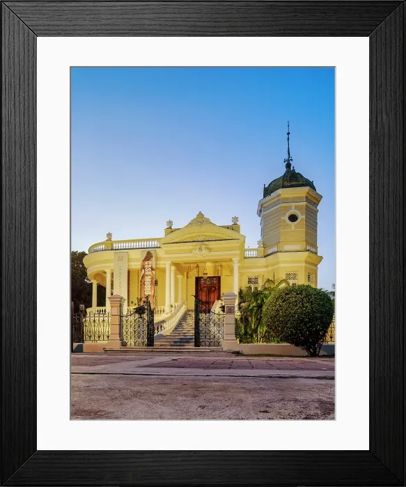 Framed Print : Casa Museo Montes Molina at dusk, Paseo de Montejo, Merida, Yucatan State, Mexico Framed Print : Casa Museo Montes Molina at dusk, Paseo de Montejo, Merida, Yucatan State, Mexico
