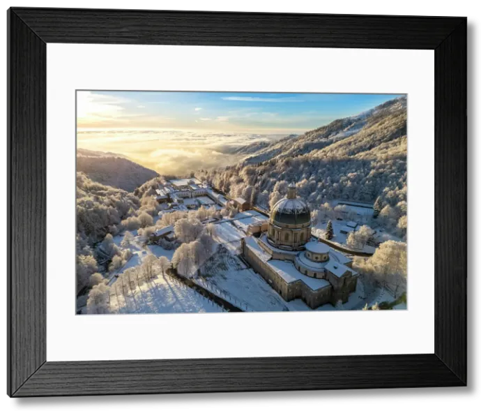 Framed Print : Sanctuary of Oropa, Biella, Biella district, Piedmont, Italy Framed Print : Sanctuary of Oropa, Biella, Biella district, Piedmont, Italy