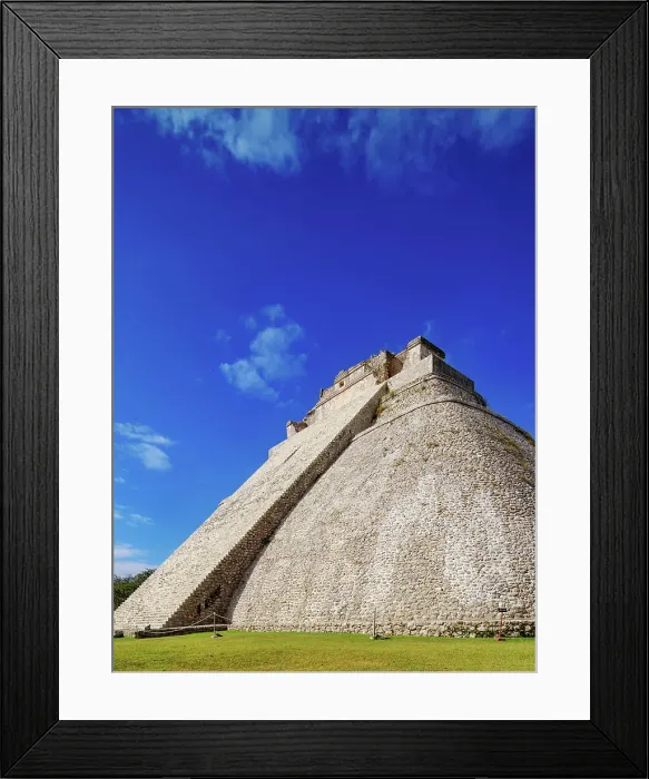 Framed Print : Pyramid of the Fortune-teller or Pyramid of the Magician, Uxmal, Yucatan State, Mexico Framed Print : Pyramid of the Fortune-teller or Pyramid of the Magician, Uxmal, Yucatan State, Mexico