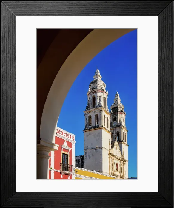 Framed Print : Our Lady of the Immaculate Conception Cathedral, Independence Square, Campeche City, Campeche State, Mexico Framed Print : Our Lady of the Immaculate Conception Cathedral, Independence Square, Campeche City, Campeche State, Mexico
