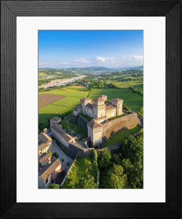 Framed Print : Torrechiara Castle, Langhirano, Parma province, Emilia Romagna, Italy Framed Print : Torrechiara Castle, Langhirano, Parma province, Emilia Romagna, Italy