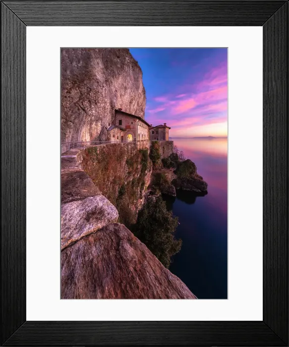 Framed Print : Old monastery of Santa Caterina del Sasso Ballaro, overlooking Lake Maggiore, Leggiuno, Varese Province, Lombardy, Italy Framed Print : Old monastery of Santa Caterina del Sasso Ballaro, overlooking Lake Maggiore, Leggiuno, Varese Province, Lombardy, Italy