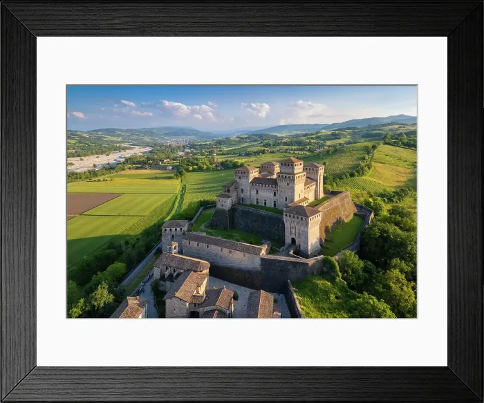 Framed Print : Torrechiara Castle, Langhirano, Parma province, Emilia Romagna, Italy Framed Print : Torrechiara Castle, Langhirano, Parma province, Emilia Romagna, Italy