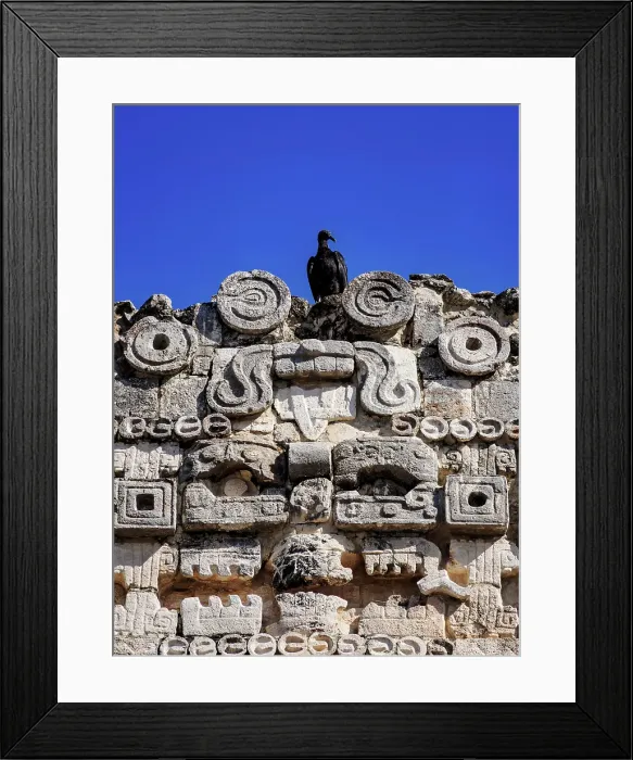 Framed Print : Quadrangle of the Nuns, detailed view, Uxmal, Yucatan State, Mexico Framed Print : Quadrangle of the Nuns, detailed view, Uxmal, Yucatan State, Mexico