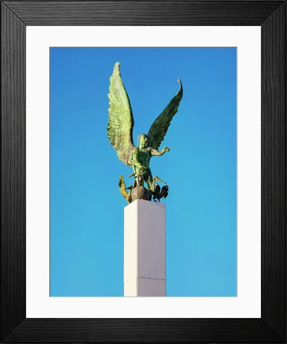 Framed Print : The Mayan Angel monument at the Waterfront, detailed view, Campeche City, Campeche State, Mexico Framed Print : The Mayan Angel monument at the Waterfront, detailed view, Campeche City, Campeche State, Mexico