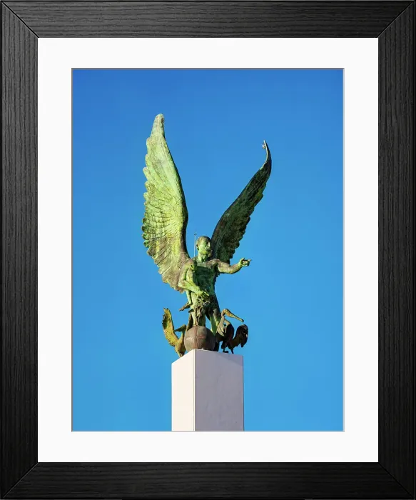 Framed Print : The Mayan Angel monument at the Waterfront, detailed view, Campeche City, Campeche State, Mexico Framed Print : The Mayan Angel monument at the Waterfront, detailed view, Campeche City, Campeche State, Mexico