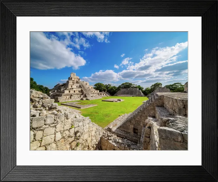 Framed Print : Temple of Five Floors, Great Acropolis, Edzna Archaeological Site, Campeche State, Mexico Framed Print : Temple of Five Floors, Great Acropolis, Edzna Archaeological Site, Campeche State, Mexico