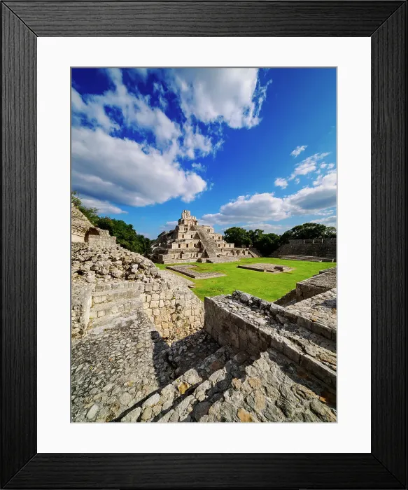 Framed Print : Temple of Five Floors, Great Acropolis, Edzna Archaeological Site, Campeche State, Mexico Framed Print : Temple of Five Floors, Great Acropolis, Edzna Archaeological Site, Campeche State, Mexico