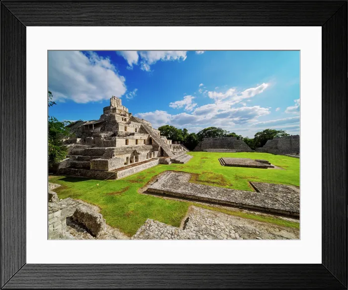 Framed Print : Temple of Five Floors, Great Acropolis, Edzna Archaeological Site, Campeche State, Mexico Framed Print : Temple of Five Floors, Great Acropolis, Edzna Archaeological Site, Campeche State, Mexico