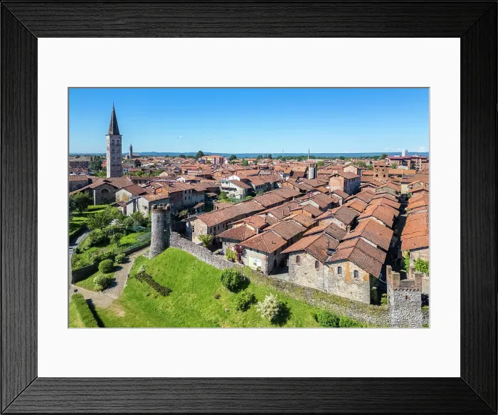 Framed Print : Ricetto di Candelo, used as a refuge in times of attack during the middle ages. Biella, Piedmont, Italy Framed Print : Ricetto di Candelo, used as a refuge in times of attack during the middle ages. Biella, Piedmont, Italy