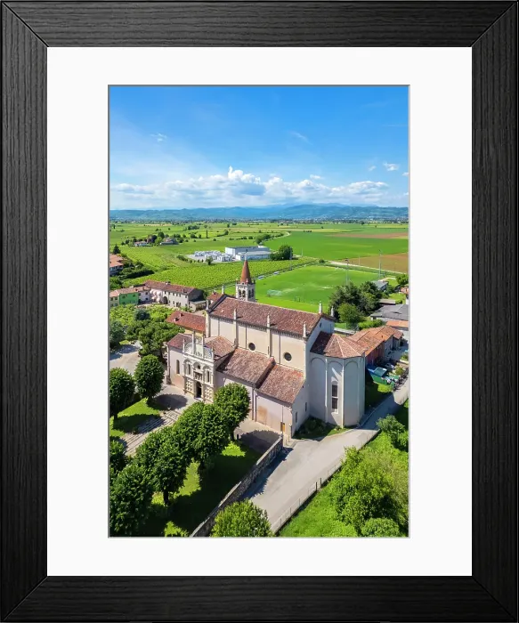 Framed Print : sanctuary of Santa Maria dei Miracoli in Lonigo. Vicenza district, Veneto, Italy Framed Print : sanctuary of Santa Maria dei Miracoli in Lonigo. Vicenza district, Veneto, Italy