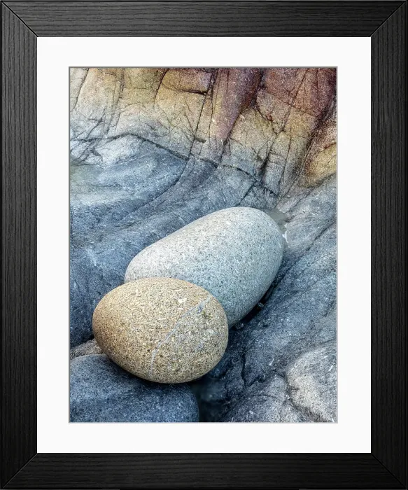 Framed Print : Sea-worn boulders, Porth Nanven, Cot Valley, near St Just, Cornwall, England Framed Print : Sea-worn boulders, Porth Nanven, Cot Valley, near St Just, Cornwall, England