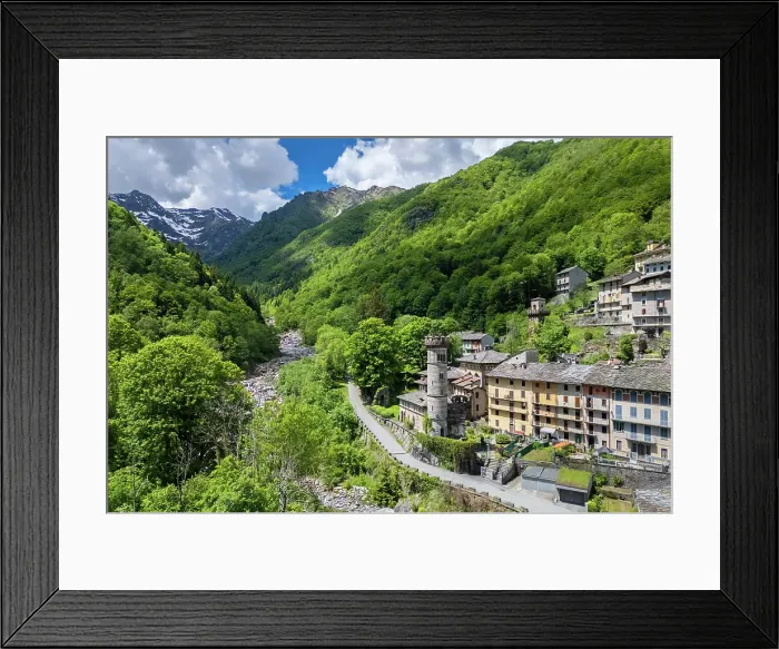 Framed Print : castle of Rosazza and the old village. Rosazza, Cervo valley, Biella district, Piedmont, Italy Framed Print : castle of Rosazza and the old village. Rosazza, Cervo valley, Biella district, Piedmont, Italy