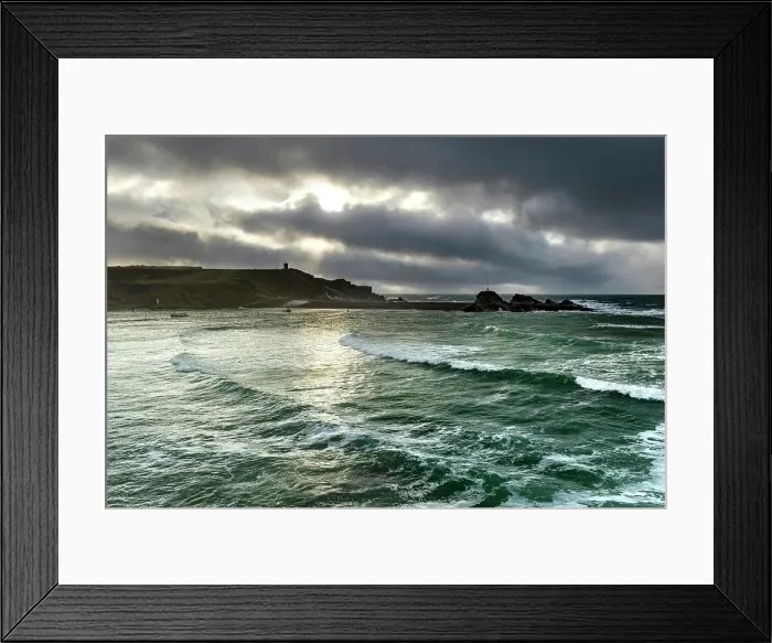Framed Print : Stormy weather, Bude, North Corwall, England Framed Print : Stormy weather, Bude, North Corwall, England