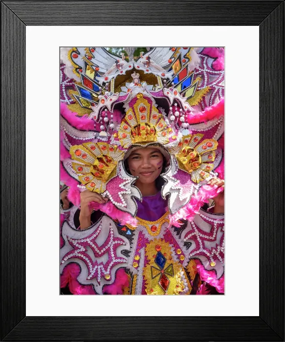 Framed Print : Ati-Atihan festival, Kalibo, Aklan Province, Pany Island, Philippines Framed Print : Ati-Atihan festival, Kalibo, Aklan Province, Pany Island, Philippines