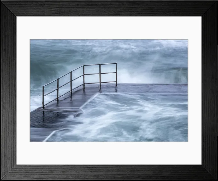 Framed Print : Bude Seapool, Bude, North Cornwall, England Framed Print : Bude Seapool, Bude, North Cornwall, England