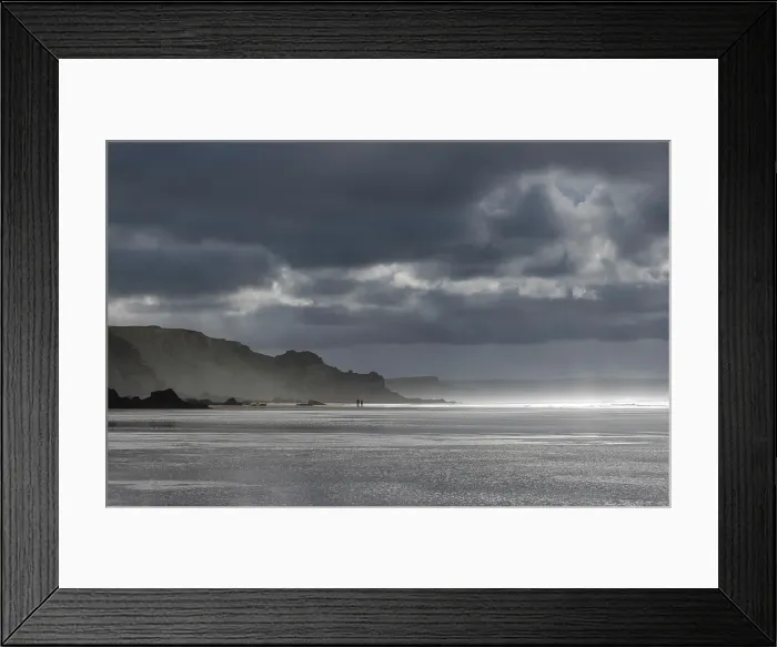 Framed Print : Stormy weather, Sandymouth Beach, near Bude, North Corwall, England Framed Print : Stormy weather, Sandymouth Beach, near Bude, North Corwall, England