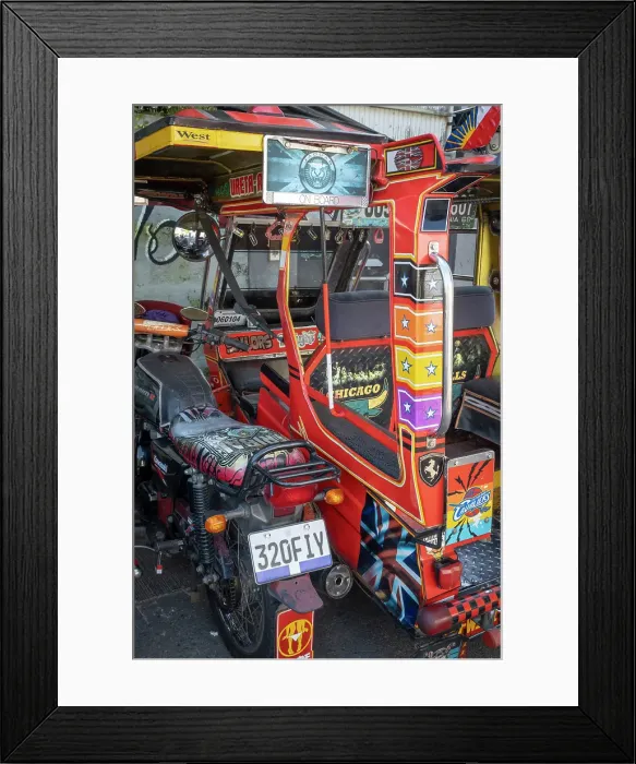 Framed Print : Trike (Trisikol / Trisikel), Kalibo, Aklan Province, Pany Island, Philippines Framed Print : Trike (Trisikol / Trisikel), Kalibo, Aklan Province, Pany Island, Philippines