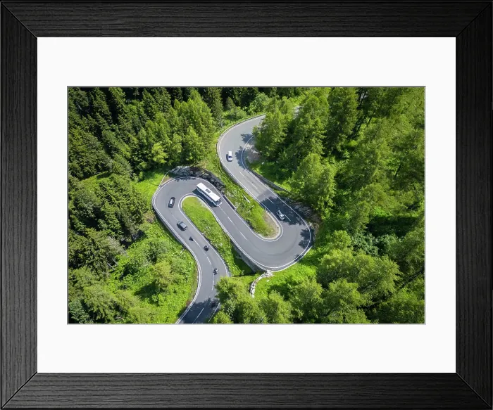 Framed Print : Aerial view of the Maloja Pass during summer. Maloja, Bregaglia, canton of Graubunden, Engadin, Switzerland Framed Print : Aerial view of the Maloja Pass during summer. Maloja, Bregaglia, canton of Graubunden, Engadin, Switzerland