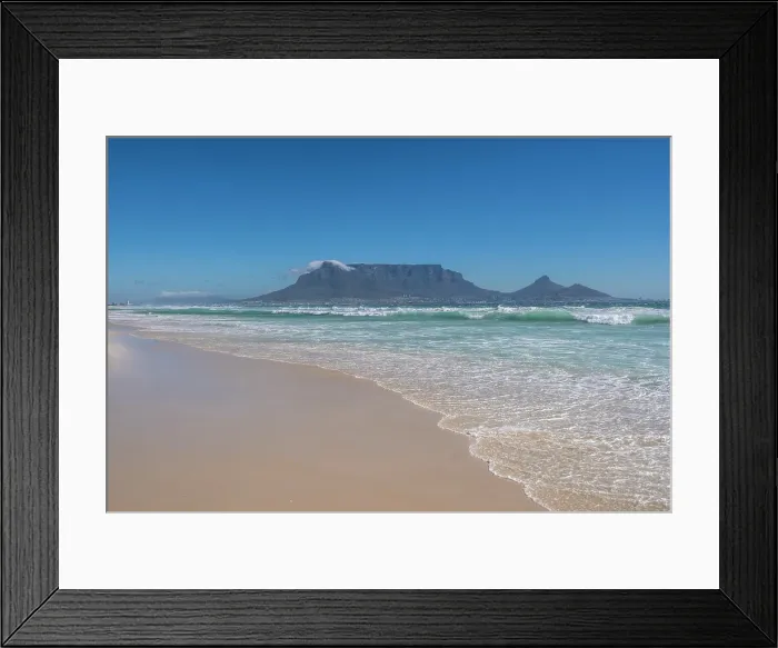 Framed Print : Table Mountan and Bloubergstrand, Cape Town, Western Cape, South Africa Framed Print : Table Mountan and Bloubergstrand, Cape Town, Western Cape, South Africa