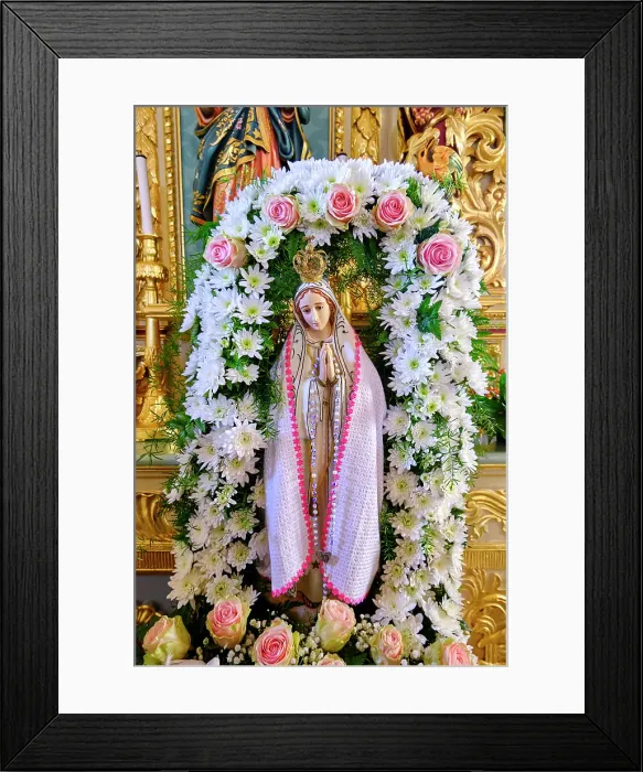 Framed Print : Our Lady in the church of Gralheira village. Serra de Montemuro, Montemuro mountain range. Cinfaes do Douro, Portugal Framed Print : Our Lady in the church of Gralheira village. Serra de Montemuro, Montemuro mountain range. Cinfaes do Douro, Portugal