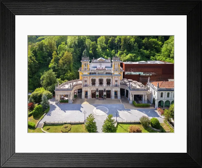 Framed Print : liberty building of the Casino of San Pellegrino Terme. San Pellegrino Terme, Val Brembana, province of Bergamo, Lombardy, Italy Framed Print : liberty building of the Casino of San Pellegrino Terme. San Pellegrino Terme, Val Brembana, province of Bergamo, Lombardy, Italy