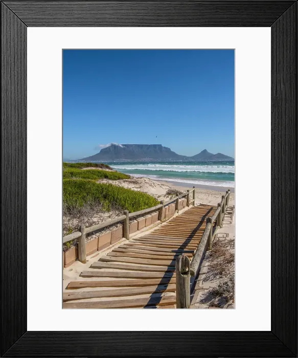 Framed Print : Table Mountan and Bloubergstrand, Cape Town, Western Cape, South Africa Framed Print : Table Mountan and Bloubergstrand, Cape Town, Western Cape, South Africa