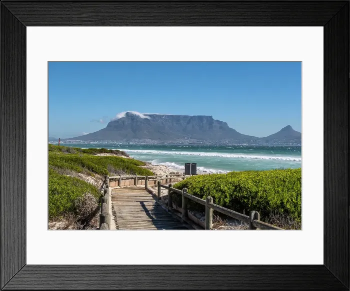 Framed Print : Table Mountan and Bloubergstrand, Cape Town, Western Cape, South Africa Framed Print : Table Mountan and Bloubergstrand, Cape Town, Western Cape, South Africa