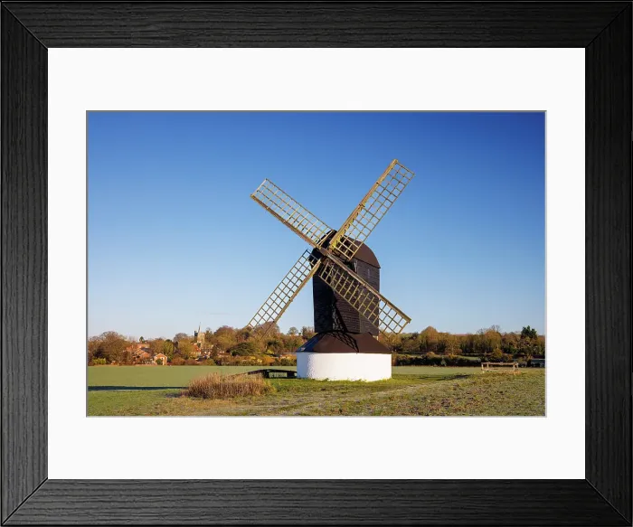 Framed Print : Pitstone Windmill, Buckinghamshire, England, UK Framed Print : Pitstone Windmill, Buckinghamshire, England, UK